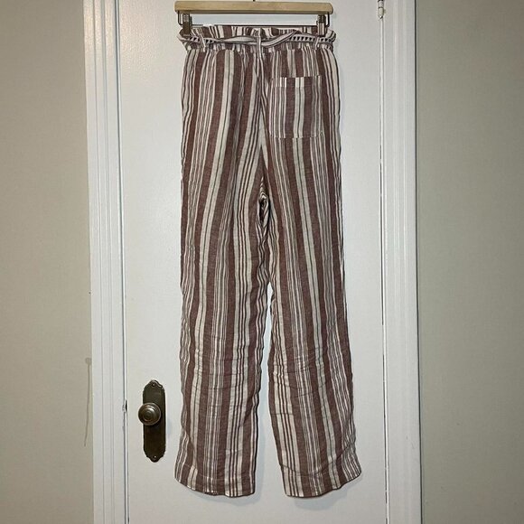 Lemlem Pull On Linen Striped Paperbag Pants size XS - Picture 6 of 6
